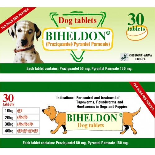 Compresse Biheldon per cani